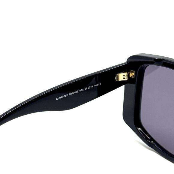 New, MAXMARA Sunglasses Glimpse6 MM0098 01A Authentic - Picture 8 of 13